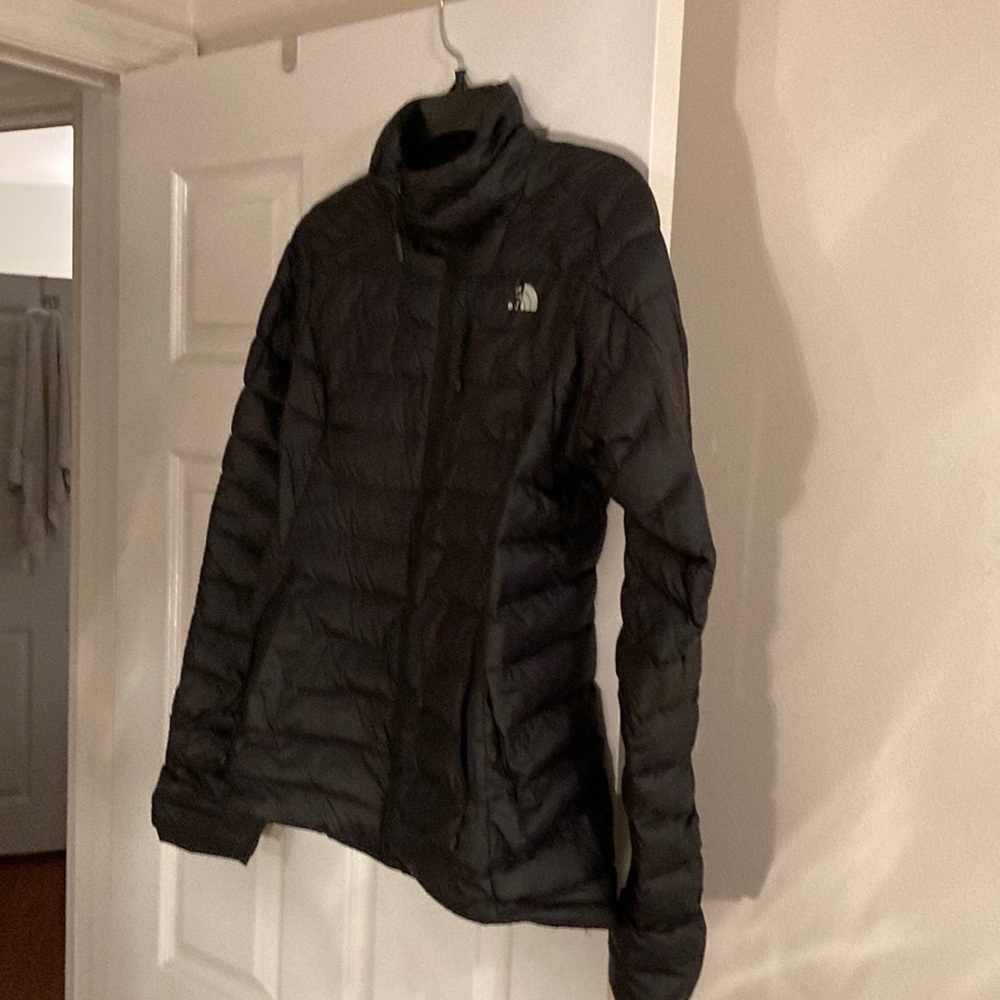 Black North Face puffer jacket